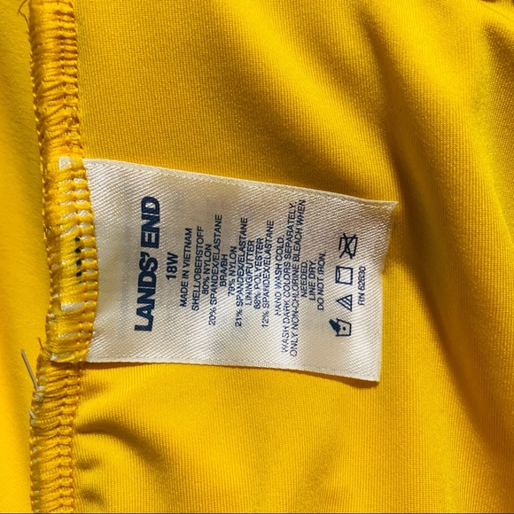 Lands' End Women's Tankini Swim Suit Top 18W - Picture 10 of 10